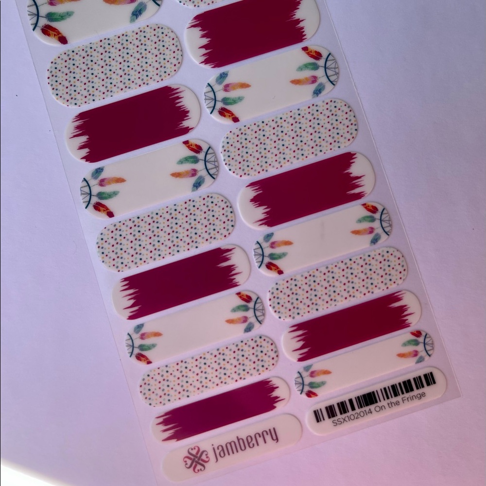 Jamberry nails - full sheet: “On The Fringe”